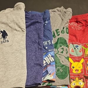 Lot of 5 Boy 14/16 Short sleeve tee shirts. Multiple brands